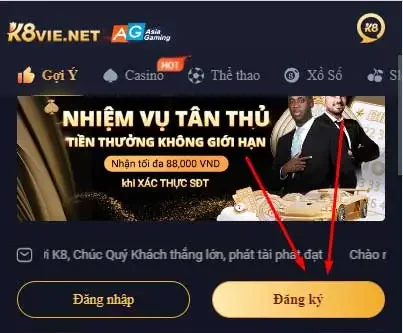 Hướng Dẫn Đăng Ký K8 Nhanh Chóng Chỉ Với 3 Bước 12 dang ky k8 tren dien thoai 1 e1722530646922